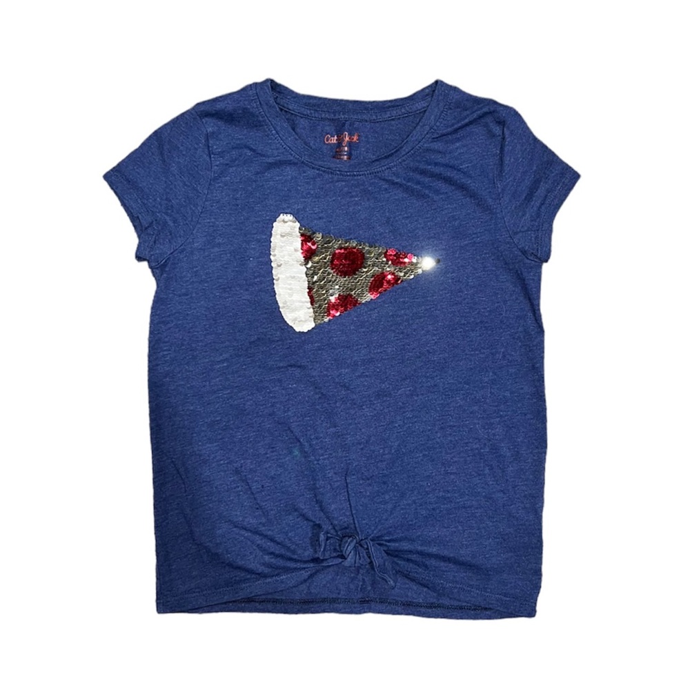 Cat & Jack | Flippable Sequin Pepperoni Pizza Tee